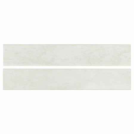 Msi Oxide Blanc Bullnose 3 In. X 18 In. Matte Glazed Porcelain Wall Tile, 30PK ZOR-PT-TR-0188